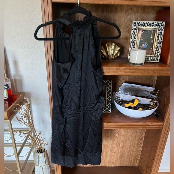 NILI LOTAN SILK HALTER DRESS - Picture 3 of 5